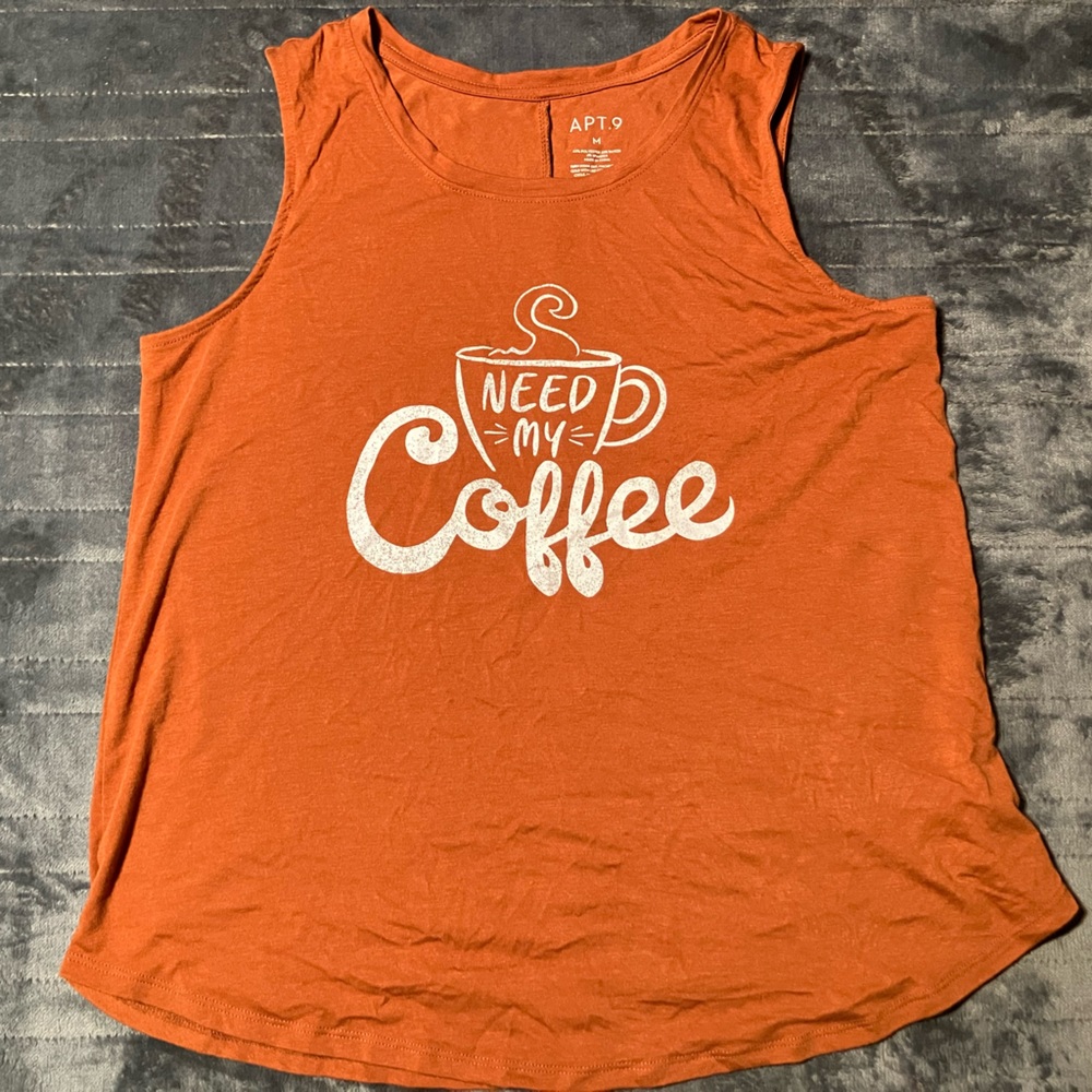 I need my coffee tank top